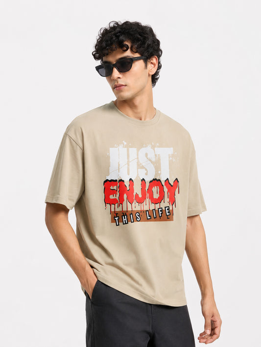 Just Enjoy Oversize T-Shirt
