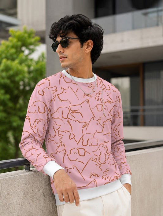 Pet Outline Pattern Sweatshirt