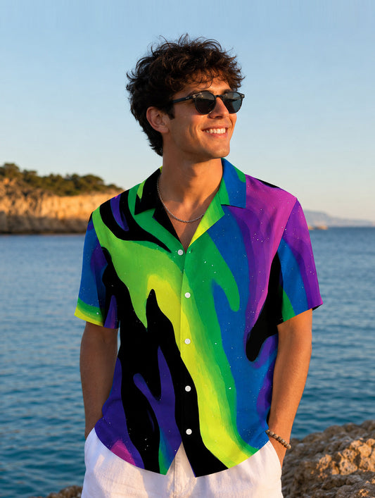 Liquid Galaxy Print Shirt