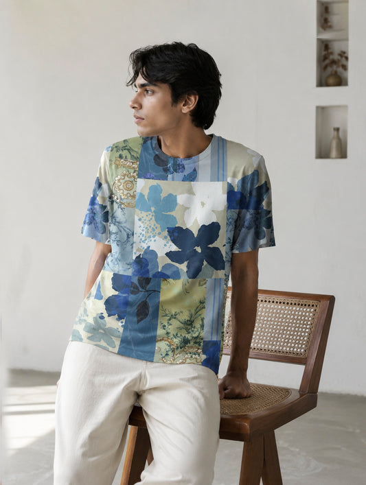 Vintage Floral Print T-Shirt
