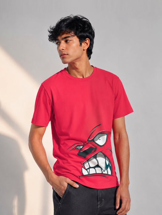 Angry Monster Printed T-Shirt