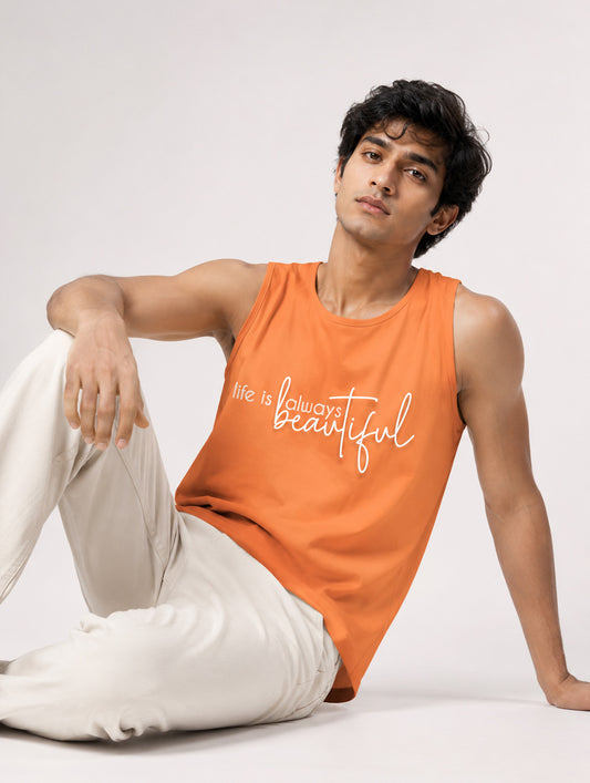 Life Is Beautiful Printed Sando