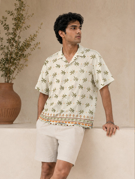 Palm Heritage Printed Shirt