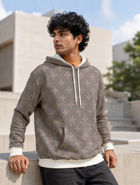 Elegant Icon Repeat Hoodie