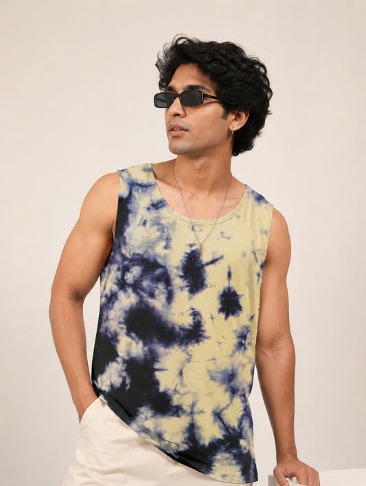 Tie-Dye Shibori Print Sando