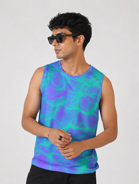 Liquid Aurora Printed Sando