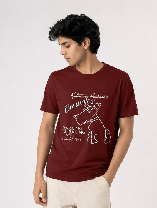 Barking Dog Printed T-Shirt