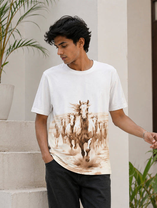 Desert Thunder Print T-Shirt