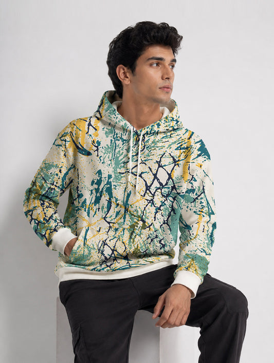 Abstract Street Art Printed Hoodie