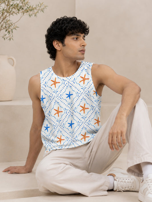Starfish Mosaic Printed Sando