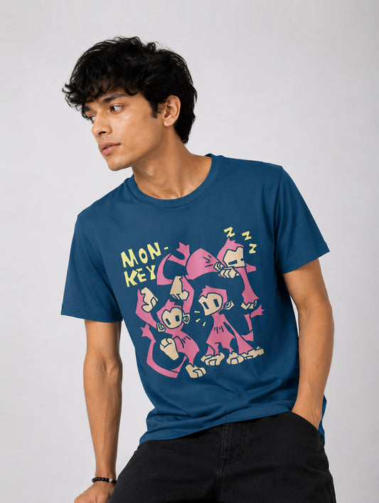 Gen Monkey Print T-Shirt