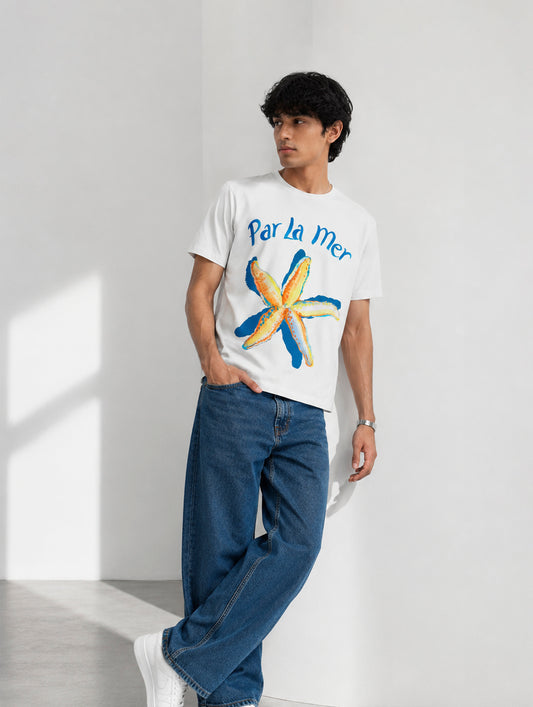 Parlamer White Printed T-Shirt