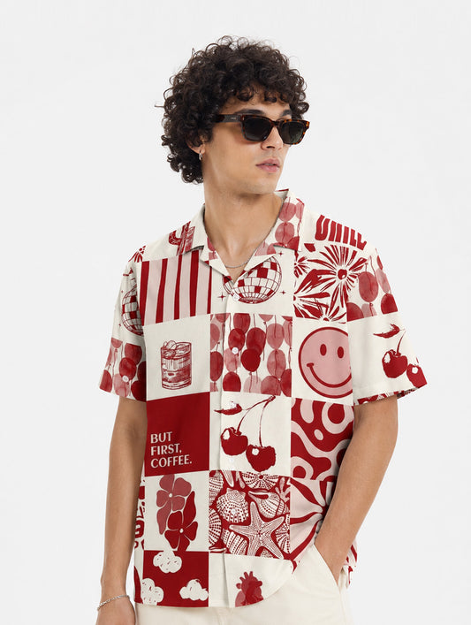 Pop Art Paradise Printed Shirt