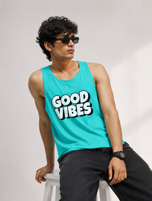 Good Vibes Printed Sando