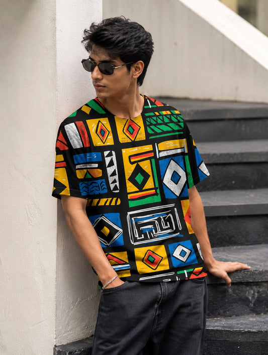 African Tribal Printed T-Shirt