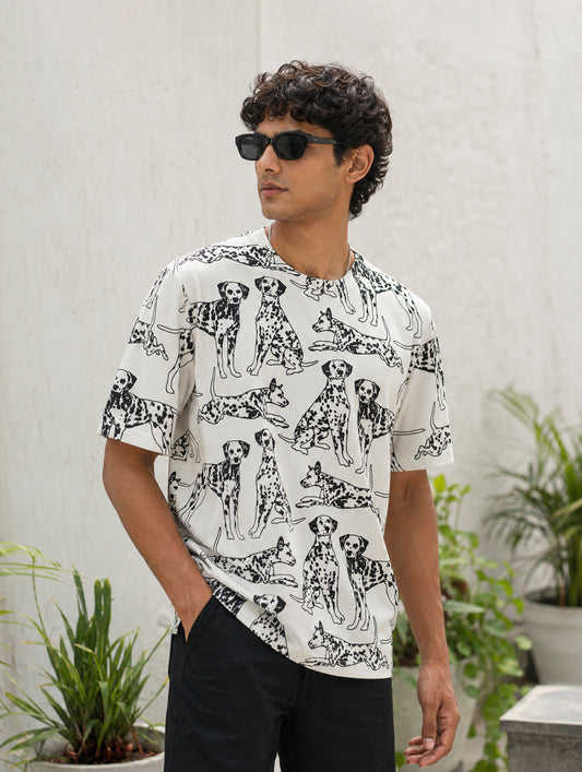 Dog Lover Printed T-Shirt
