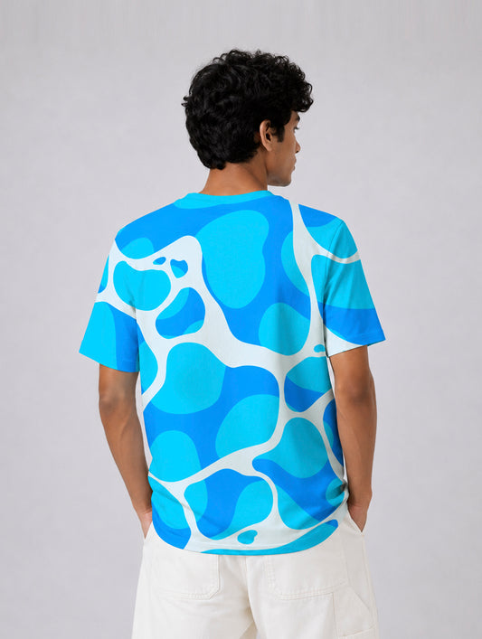 Liquid Pool Printed T-Shirt